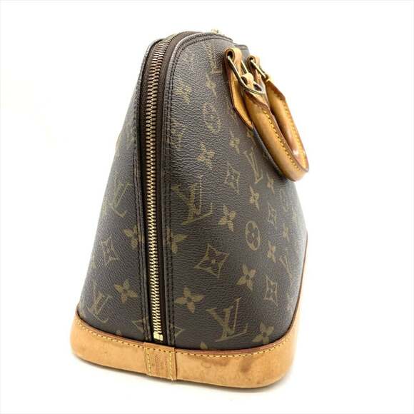 LOUIS VUITTON Authentic Brown Monogram Canvas Alma PM Bag - Picture 5 of 10